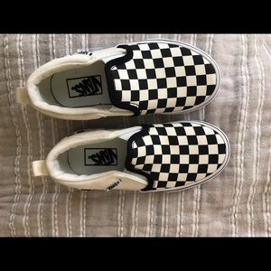 Checkered Vans. NWOT.